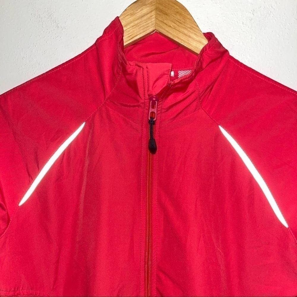 Adidas Pink Hooded Lightweight Jacket Women’s Size Medium - Picture 2 of 8